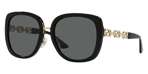 Versace™ VE4407D GB1/87 56 Black/Gold Sunglasses 